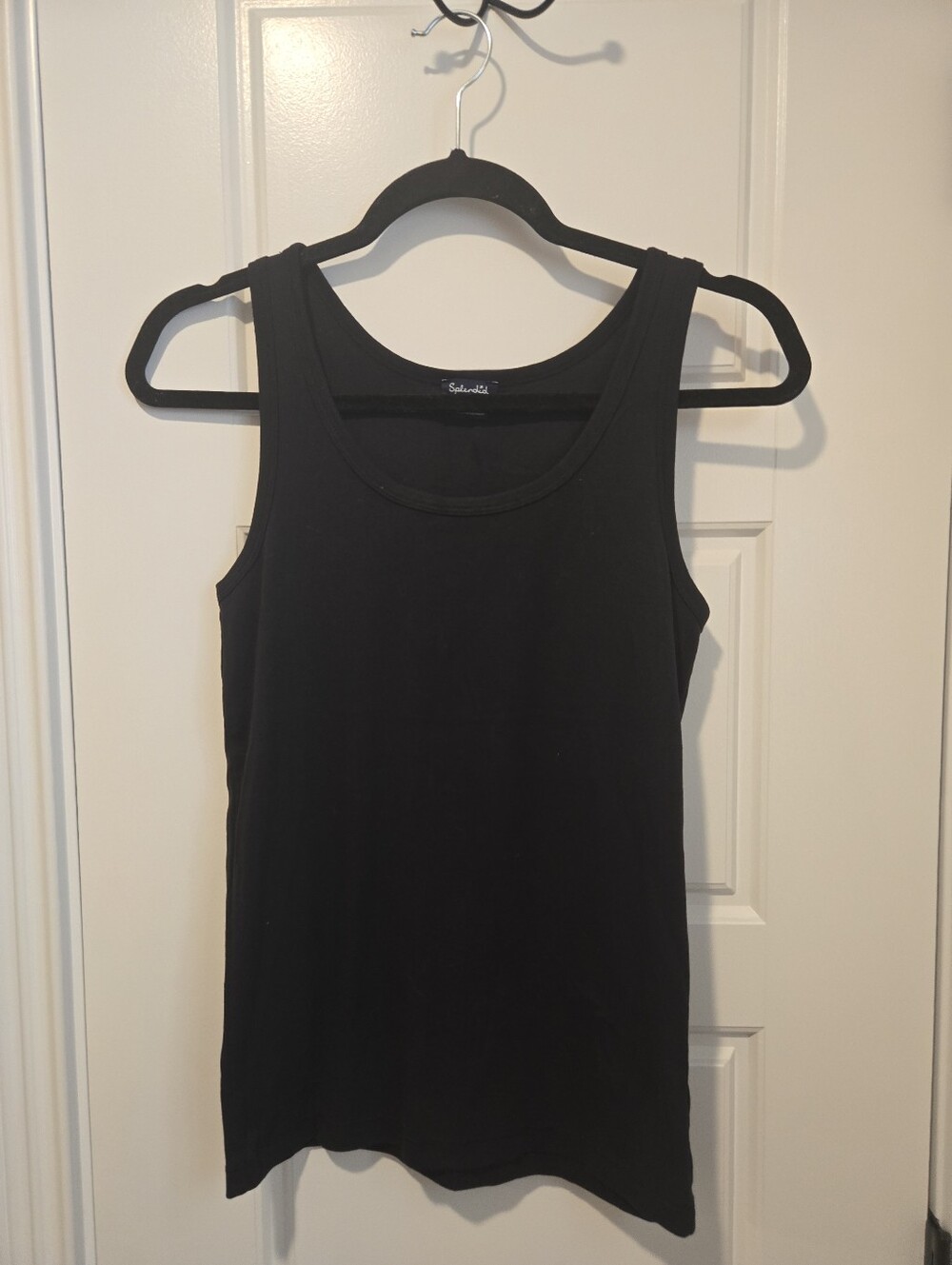 Splendid Black Scoop Neck Tank Top Large